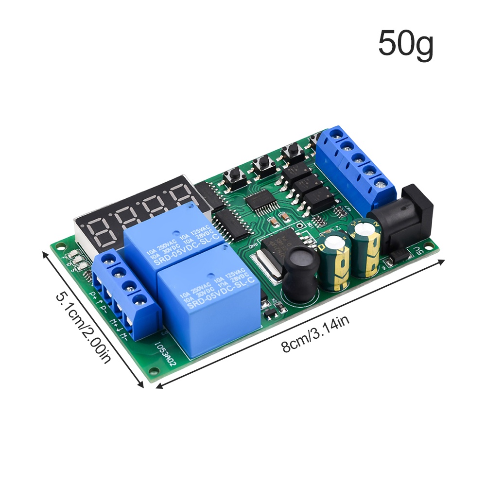 diymore-5v-24v-มอเตอร์-เดินหน้า-ถอยหลัง-ตัวควบคุมเวลา-ดีเลย์-เวลา-วงจร-รีเลย์-มอเตอร์-ควบคุม-บอร์ด