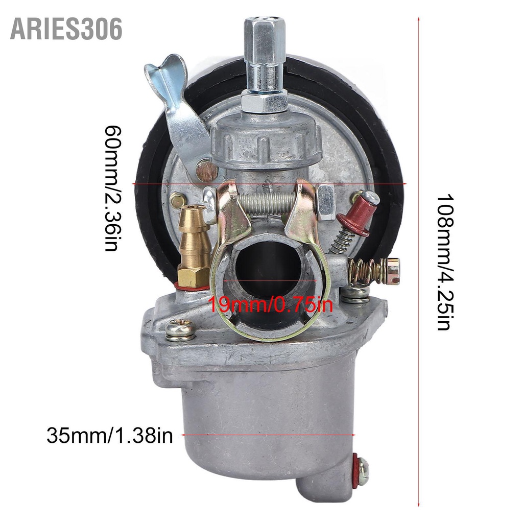 aries306-ชุดประกอบคาร์บูเรเตอร์-สําหรับรถจักรยานยนต์วิบาก-49cc-50cc-60cc-66cc-80cc-2-จังหวะ