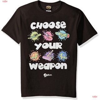 【Hot】irjfje Nintendo Boys Splatoon Weapons Graphic T-Shirt เสื้อยืด ดพิมพ์ลาย ดผ้าเด้ง คอกลม cotton แฟชั่น sale Unisex