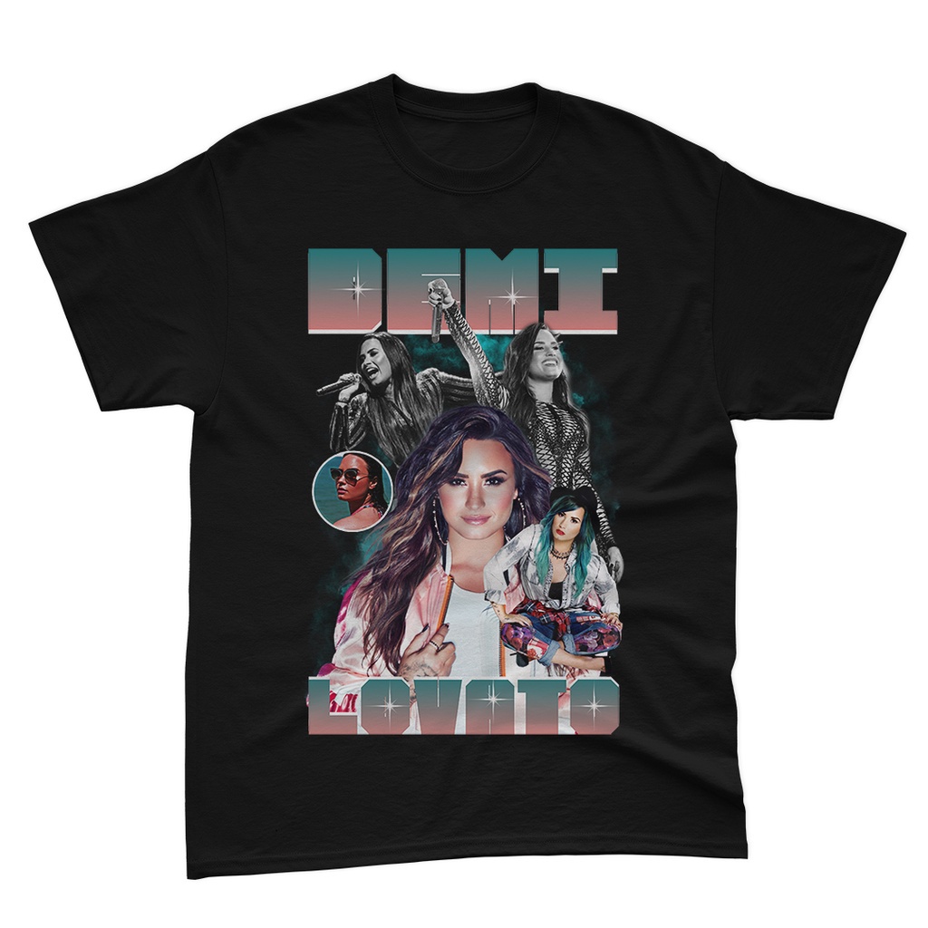 ใหม่-demi-lovato-t-shirt-artist-camp-rock-2-artist-collection-cotton-t-shirt-for-unisex