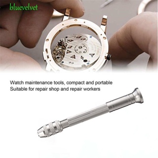 Bluevelvet ชุดเครื่องมือซ่อมแซมนาฬิกาข้อมือ สีเงิน สําหรับซ่อมแซมเครื่องประดับ