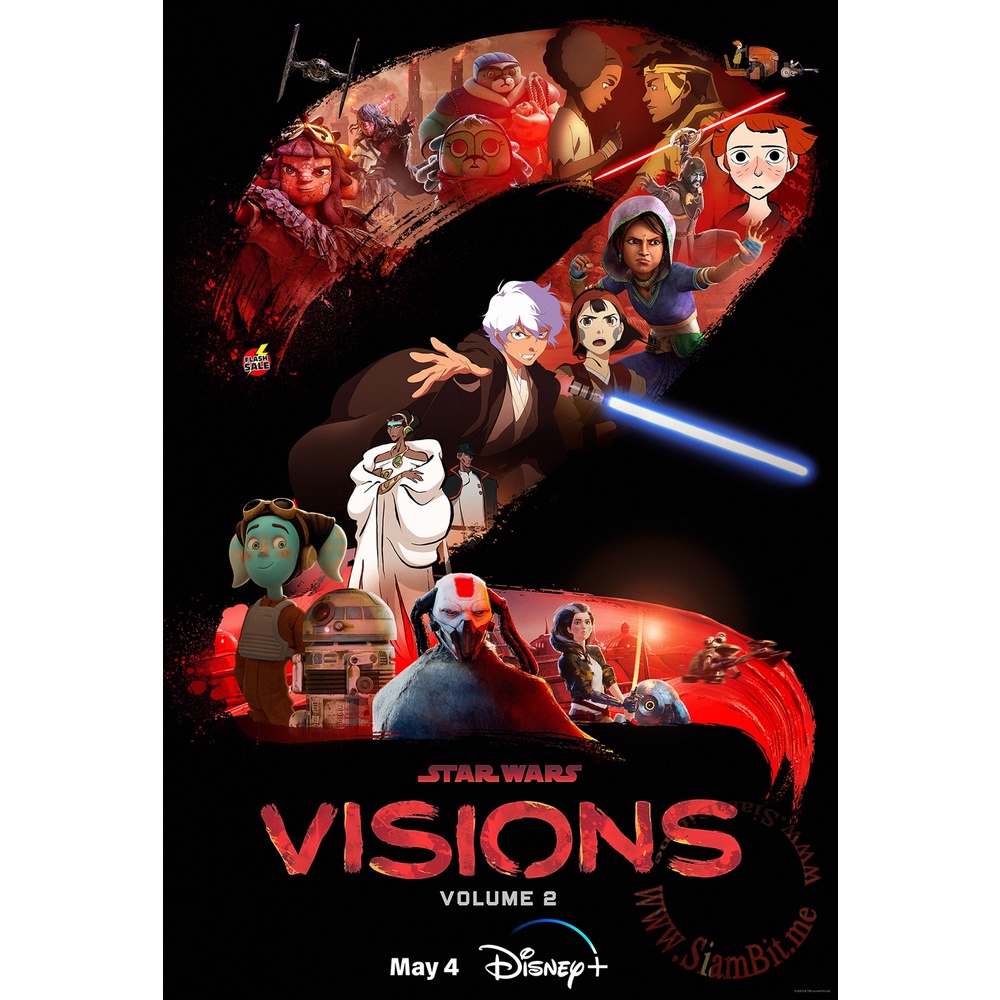 dvd-ดีวีดี-star-wars-visions-volume-2-9-ตอน-เสียง-อังกฤษ-ซับ-ไทย-อังกฤษ-dvd-ดีวีดี