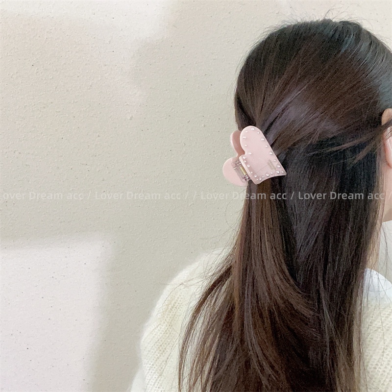 กิ๊บติดผม-รูปหัวใจ-ฉลาม-ประดับไข่มุก