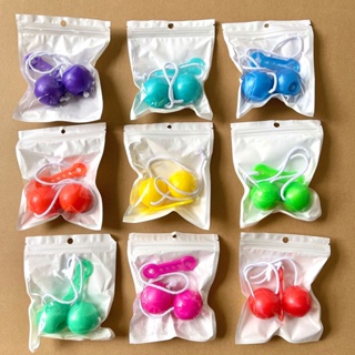 【กรุงเทพฯมีสินค้า】Lato Lato ลูกบอลไวรัส 6 สี ลูกลาโต้ลาโต้ ลูกบอลไวรัส ลูกบอลไวรัส ขนาด 40 มม