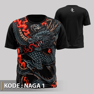 [พร้อมส่ง] เสื้อยืด ลาย SAMURAI baju raya God Dragon SAMURAI Jerseys kurta lelaki ขนาด 100 ซม.-160 ซม. สําหรับเด็ก และผู้ใหญ่ XS-3XL