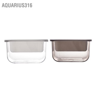  Aquarius316 ที่วางกล่องกระดาษทิชชู่แบบใสที่ใส่กระดาษชำระสำหรับร้านอาหารในบ้านโต๊ะห้องน้ำห้องนอน