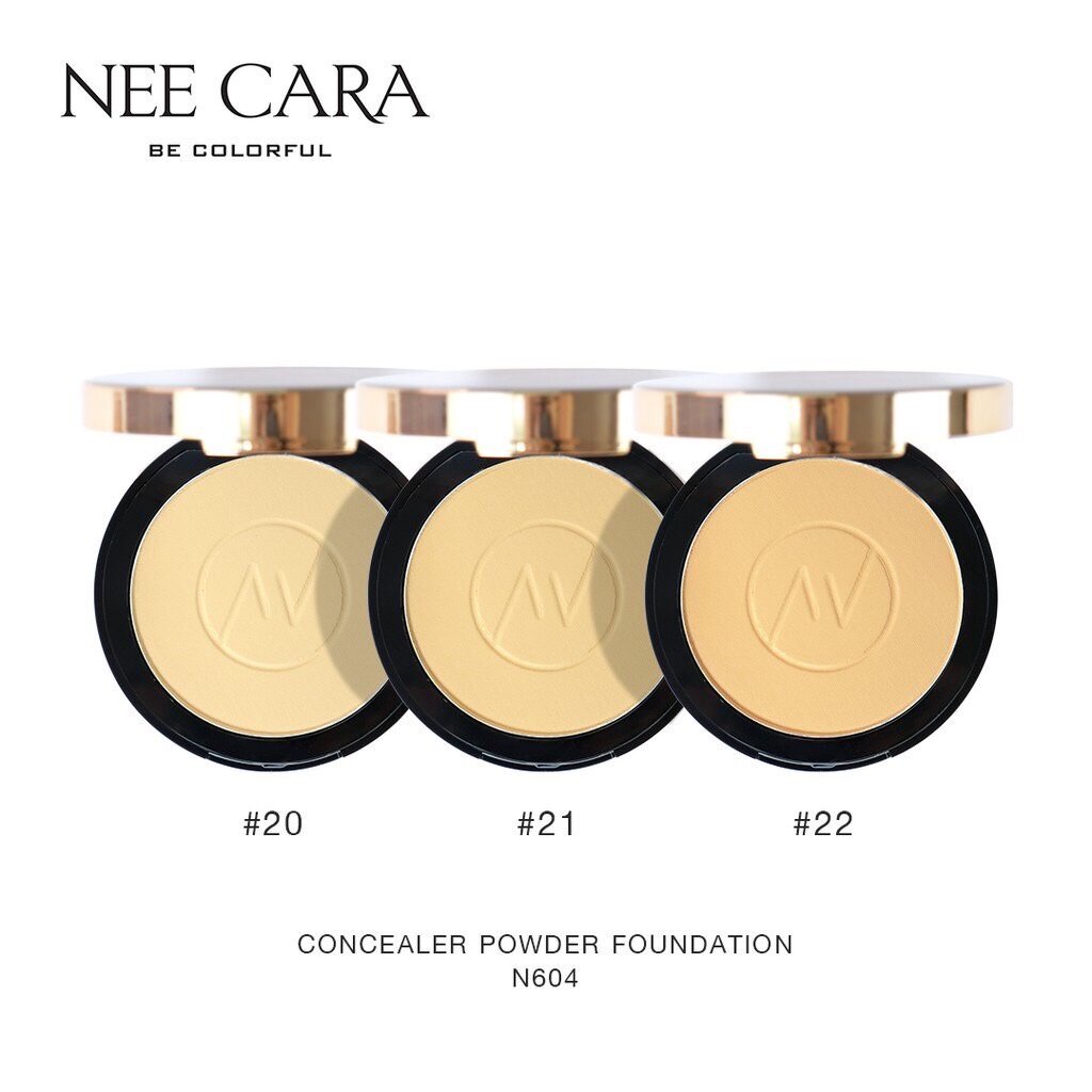 Nee Cara Concealer Powder Foundation N604 15g. นีคาร่า คอนซีลเลอร์ พาว ...