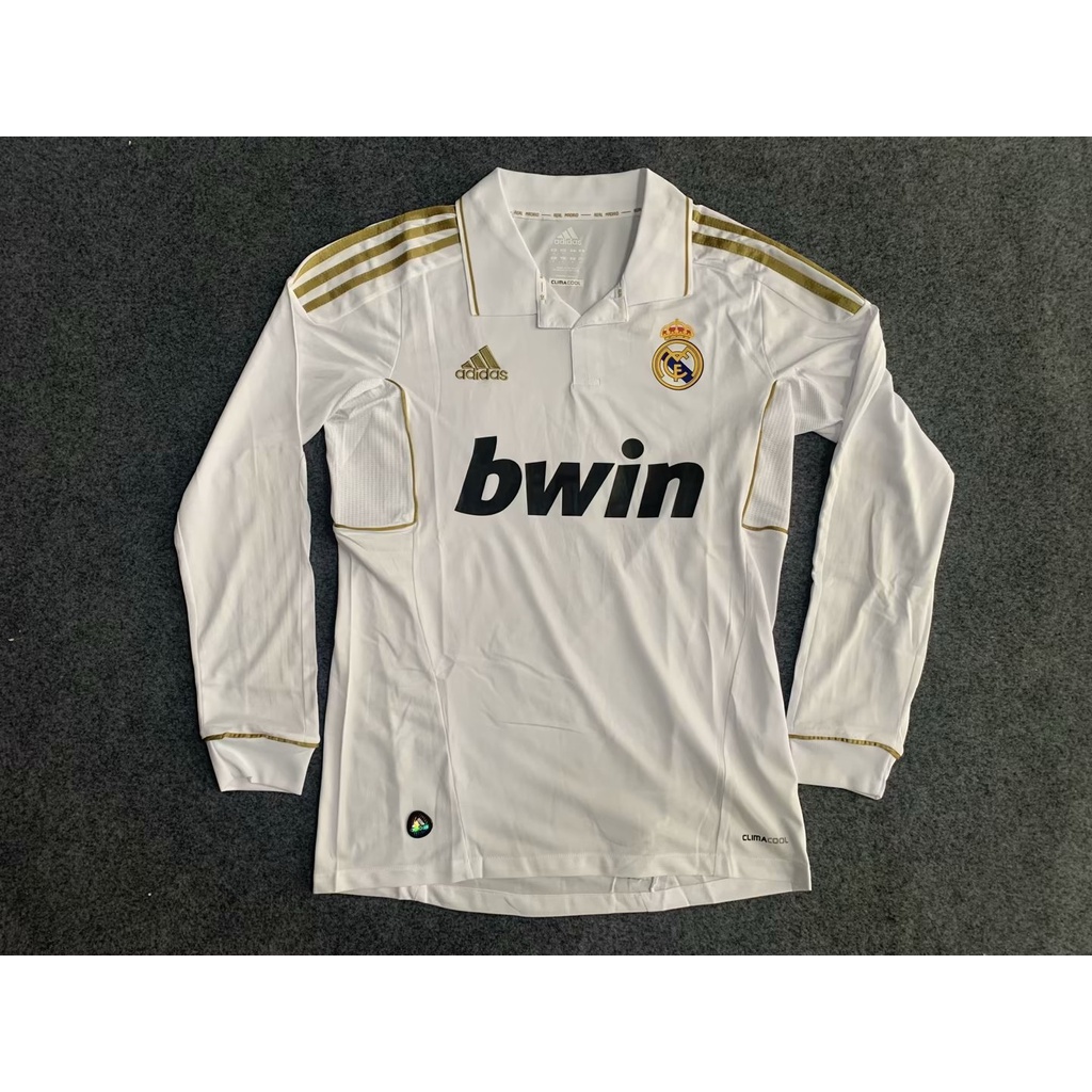 1112-เสื้อยืดแขนยาว-ลายทีมฟุตบอล-real-madrid-homeaway-สไตล์วินเทจ-aaa