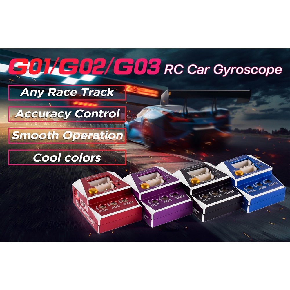Dumborc Gyro G03 G02 ไจโรสโคปควบคุมเสถียรอัตโนมัติ สําหรับรถแข่งบังคับ ...