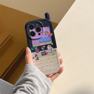 เคสโทรศัพท์มือถือแบบนิ่ม ลายสติกเกอร์แมว Diy แฟชั่น สําหรับ IPhone 14 13 12 11 Promax XF194