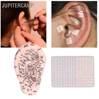 JUPITERCAMP 17cm Ear Point Probe 600pcs Auricular Patches หูซิลิโคนรุ่น Telescopic Tweezers