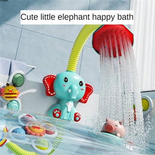 【พร้อมส่ง】 Childrens Baby Bath Toys Play Water Artifact Baby Elephant Shower Electric Play Water Spray Set Children