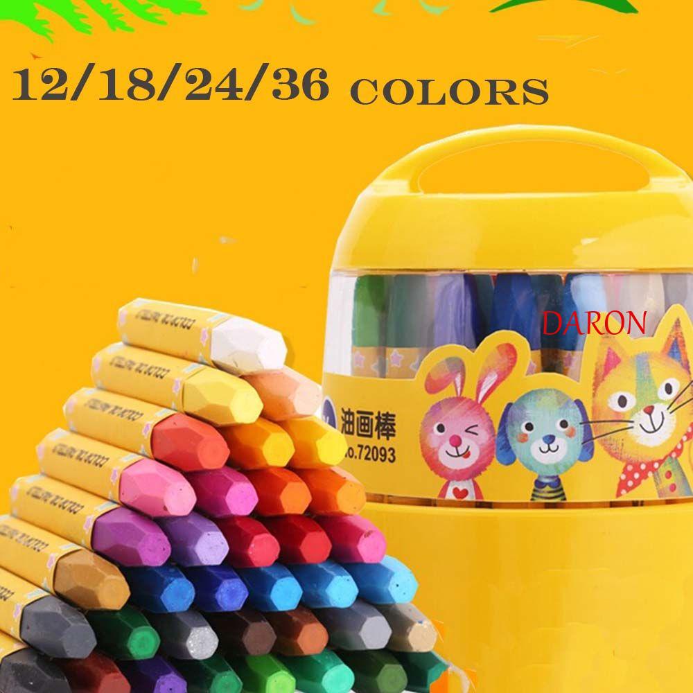 daron-ดินสอสีเทียน-diy-ปลอดสารพิษ-สําหรับนักเรียน-วาดภาพกราฟฟิติ-ของขวัญเด็ก