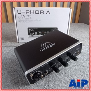 BEHRINGER U-PHORIA UMC22 USB Audio Interface ออดิโอ อินเตอร์เฟส UMC 22 UMC-22 U PHORIA +++