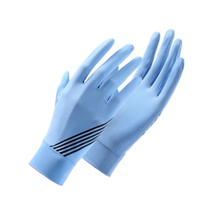 Rich2.br ถุงมือผ้าไหมเรยอน กันลื่น น้ําหนักเบา ระบายอากาศ ป้องกันรังสีอัลตราไวโอเลต สําหรับขับขี่กลางแจ้ง 1 คู่