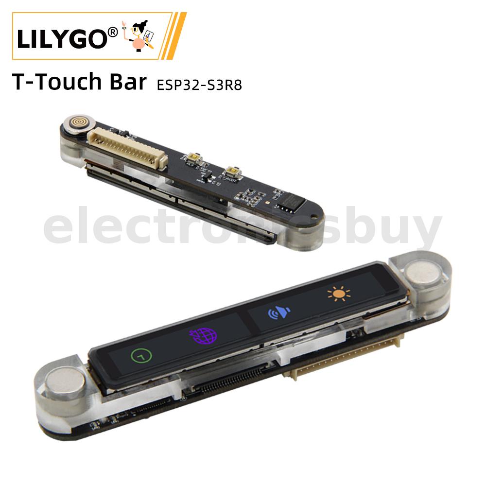 lilygo-t-touch-bar-esp32-s3r8-บอร์ดทัชสกรีน-2-นิ้ว-รองรับบลูทูธ-wifi