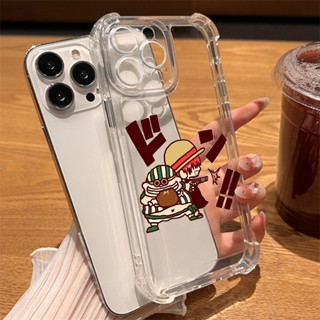 เคสโทรศัพท์มือถืออะคริลิคใส กันกระแทก ลายการ์ตูน One Piece สําหรับ iPhone 14 13 12 Pro Max 11 XR XS 7 8 Plus SE 2020