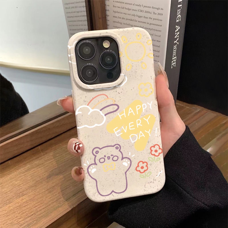 เคสโทรศัพท์มือถือ-แบบนิ่ม-พิมพ์ลายหมี-กันกระแทก-สําหรับ-apple-iphone-14pro-max-1187-12-13plus-ad64