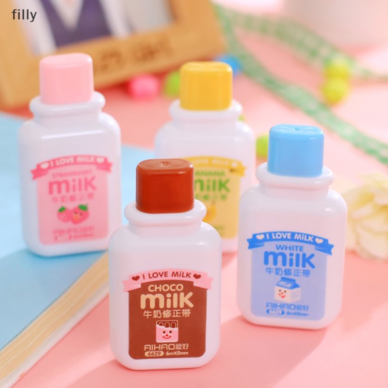 เทปลบคําผิด-สีขาว-สําหรับขวดนม-ไดอารี่-เครื่องเขียน-โรงเรียน