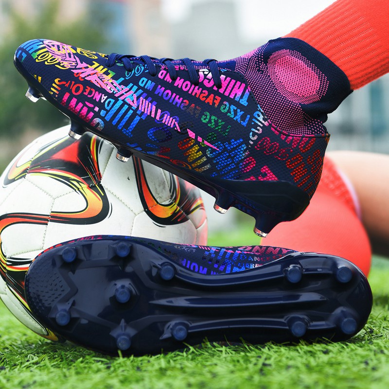 fg-soccer-shoes-รองเท้าฟุตบอลเล็บยาวยอดนิยมสําหรับผู้ชายและผู้หญิงรองเท้าฟุตบอลเด็ก-size-34-45