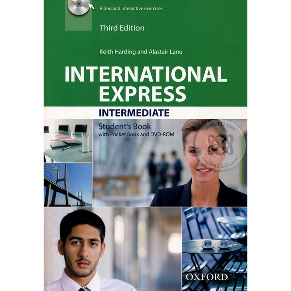 bundanjai-หนังสือคู่มือเรียนสอบ-international-express-3rd-ed-intermediate-students-book-dvd-p