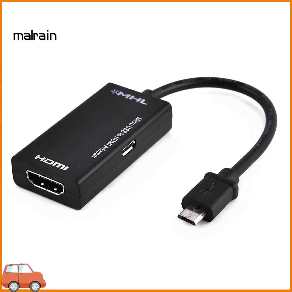 [Ma] อะแดปเตอร์แปลง S2 MHL Micro USB เป็น 1080P HDMI สําหรับ Android ...