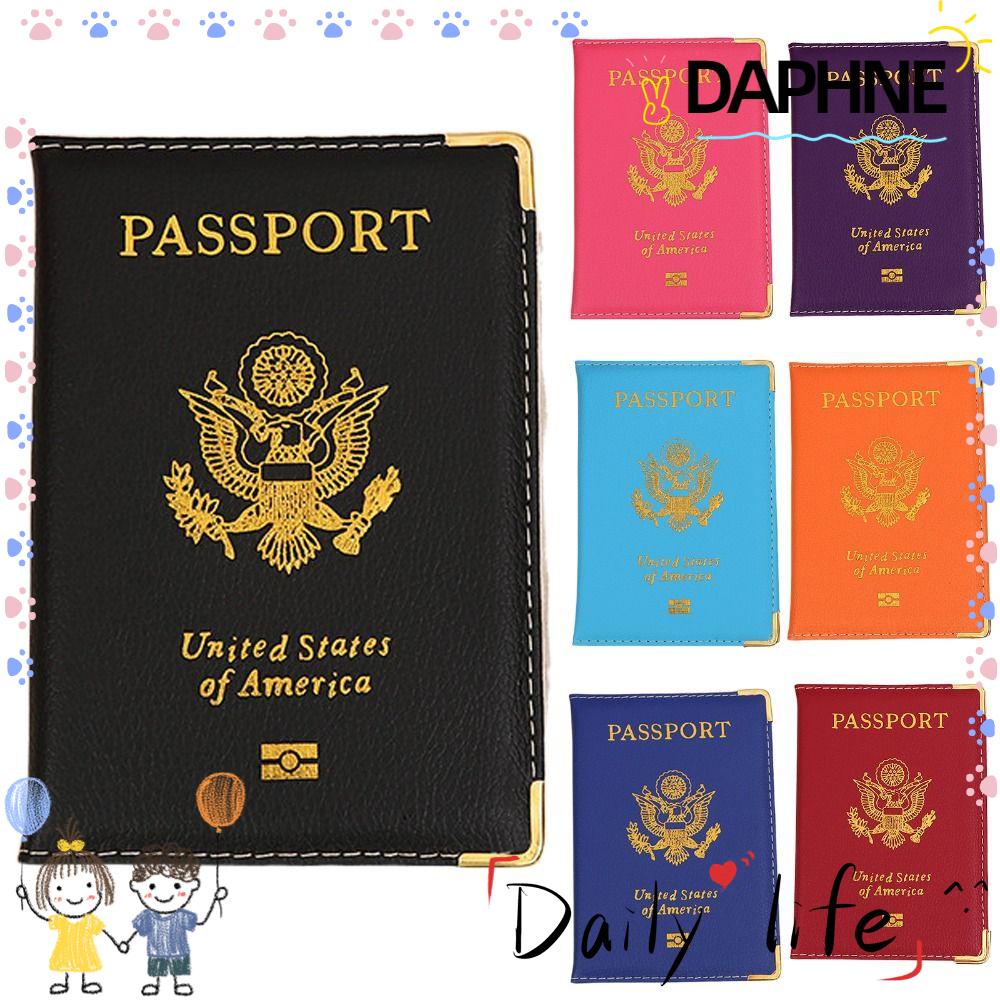 daphne-กระเป๋าใส่หนังสือเดินทาง-หนัง-pu-พร้อมที่ใส่หนังสือเดินทาง-สีชมพู-usa-สําหรับผู้ชาย