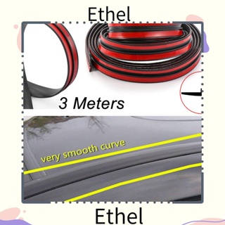 Ethel1 แถบยางซีล 3 เมตร 9.84 ฟุต สําหรับติดกระจกหน้า หลังรถยนต์