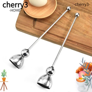 Cherry3 ที่เปิดไข่ อุปกรณ์ครัว ที่เคาะไข่ สเตนเลส