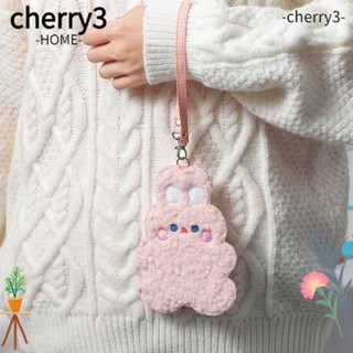 Cherry3 ที่ใส่บัตร ตุ๊กตากระต่ายน่ารัก เครื่องเขียน โฟโต้การ์ด ป้องกัน