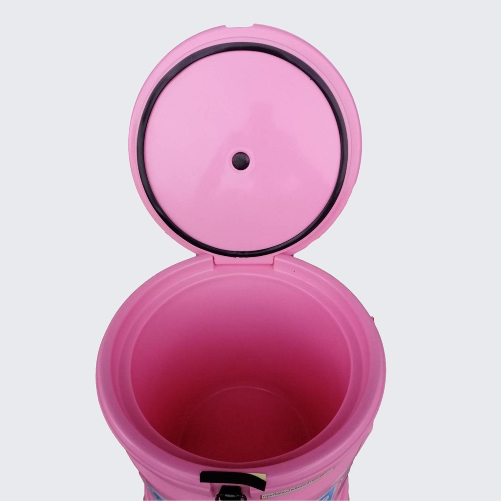 ice-cooler-box-ตราดอกบัว-กระติกน้ำแข็งอเนกประสงค์-เก็บความเย็น-สีชมพู