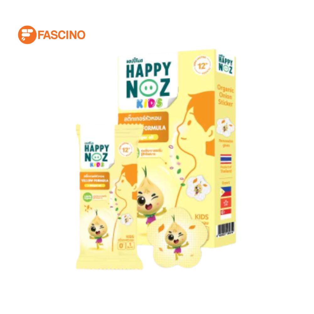 happy-noz-kids-สติกเกอร์หัวหอม-สูตรหอมขิง-6-ชิ้น-กล่อง