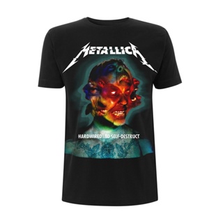 เสื้อยืดปกอัลบั้ม Metallica Hardwired เสื้อยืดชายหญิง