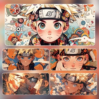 ✨🍑🍃【26 สี/แผ่นรองเม้าส์】แผ่นรองเมาส์ เกมมิ่ง ลาย นารูโตะ NARUTO Mouse Pad ขนาด 80x30