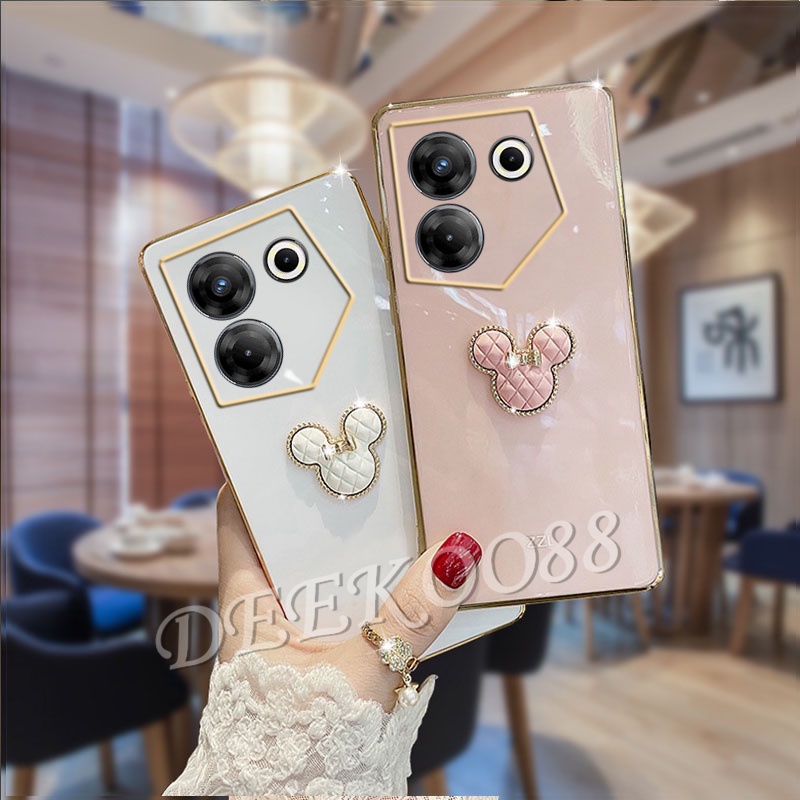 ใหม่-เคสโทรศัพท์มือถือแบบนิ่ม-ลายหมีน่ารัก-พร้อมแหวนขาตั้ง-สําหรับ-tecno-camon-20-pro-premier-spark-go-2023-10c-10-pro-pova-4-4g-5g-2023-camon20pro