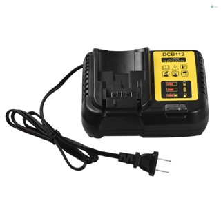 [พร้อมส่ง] อุปกรณ์ชาร์จแบตเตอรี่ลิเธียมไอออน ปลั๊ก US สําหรับ Dewalt 12V-20V Li-ion