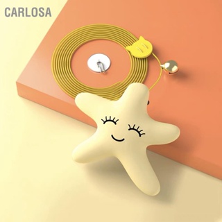 CARLOSA Cat Teaser ของเล่น Interactive Fun บรรเทาความเบื่อแขวนของเล่นลูกแมวพร้อมกระดิ่งสำหรับบ้านในร่ม