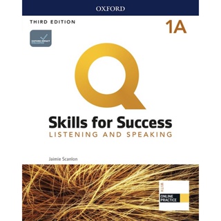 Bundanjai (หนังสือเรียนภาษาอังกฤษ Oxford) Q : Skills for Success 3rd ED 1 : Listening and Speaking : Student Book A +iQ