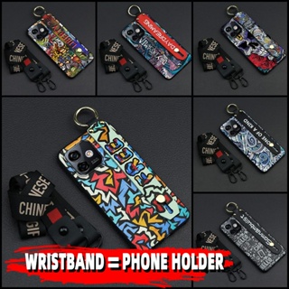 personality Fashion Design Phone Case For Ulefone Note16 Pro Anti-knock Wristband Dirt-resistant Wrist Strap Silicone