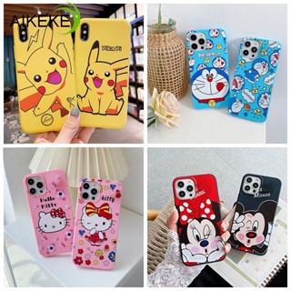 เคสโทรศัพท์มือถือ ซิลิโคนนิ่ม บางพิเศษ ลายการ์ตูนโดราเอมอน ปิกาจูน่ารัก สําหรับ Vivo Y93 Y91C Y1S Y17 Y15 Y13 Y12 Y11 2019 V11i S1 Y7S IQOO Neo