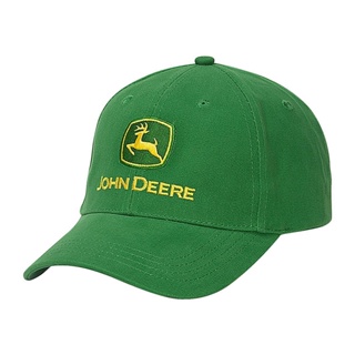 หมวกแก๊ป ลาย John Deere ปรับได้ สีเขียว