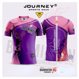 เสื้อยืดแขนสั้น พิมพ์ลาย Jersey BADMINTON Full Sublimation 3 มิติ ระบายอากาศได้ดี แฟชั่นฤดูร้อน สําหรับผู้ชาย OEX9