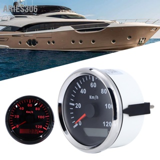 Aries306 85mm / 3.3in Universal GPS Speedometer Waterproof Anti Fog Meter 0-120km h for Car Truck Boat Motor