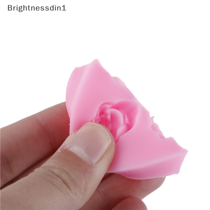 brightnessdin1-แม่พิมพ์ซิลิโคน-รูปดอกกุหลาบ-3d-สําหรับทําช็อคโกแลต-น้ําตาล-เบเกอรี่