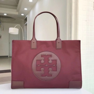 Tory Burch Ella กระเป๋าถือ ทรงโท้ท ใส่ไวน์ได้