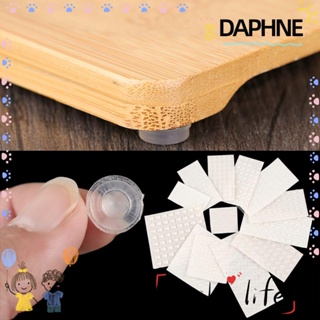 Daphne แผ่นซิลิโคนใส กันลื่น กันชน กันเสียงดัง มีกาวในตัว สําหรับกันชน 50 64 100 ชิ้น