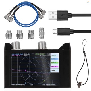 {fash} เครื่องวิเคราะห์เครือข่ายเวกเตอร์ หน้าจอสัมผัส 4.0 นิ้ว 3G SAA-2N HF VHF พร้อมเสาอากาศเหล็ก