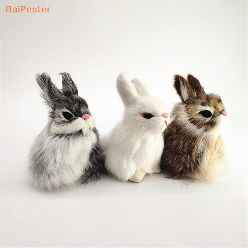 baipester-ตุ๊กตากระต่ายจําลอง-ขนฟู-น่ารัก-ของขวัญวันเกิด-วันคริสต์มาส-ตกแต่งบ้าน-งานแต่งงาน-เด็ก