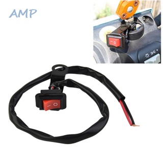 ⚡NEW 8⚡Metal Electric cars Black On Off Button Handlebar DC12V-24V Motorcycle Switch