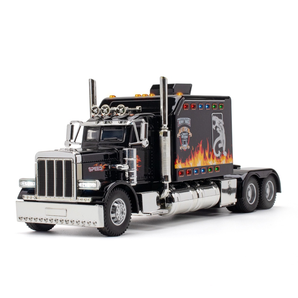 โมเดลรถยนต์-peterbilt-389-american-mop-1-24-ของเล่น-ของขวัญวันเกิด-สําหรับเด็กผู้ชาย